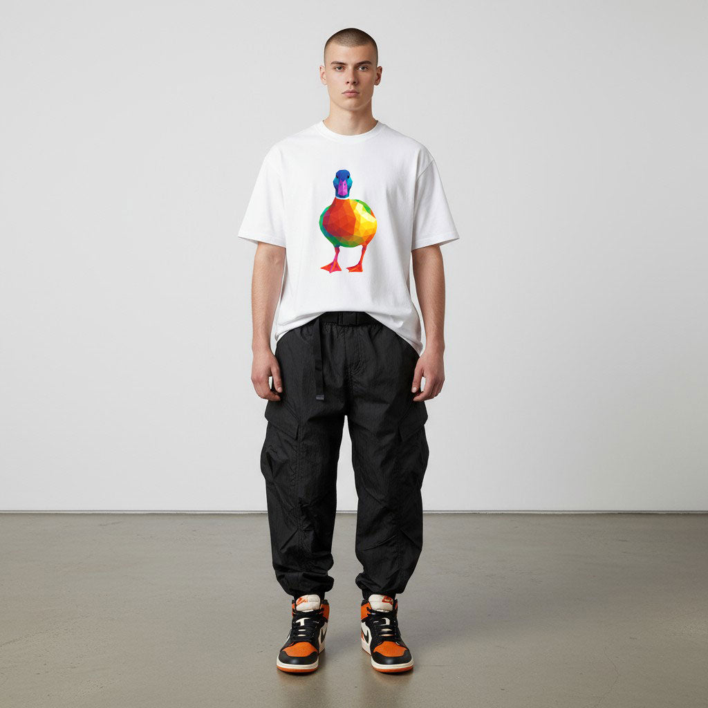OFF PISTE POLY DUCK T SHIRT WHITE