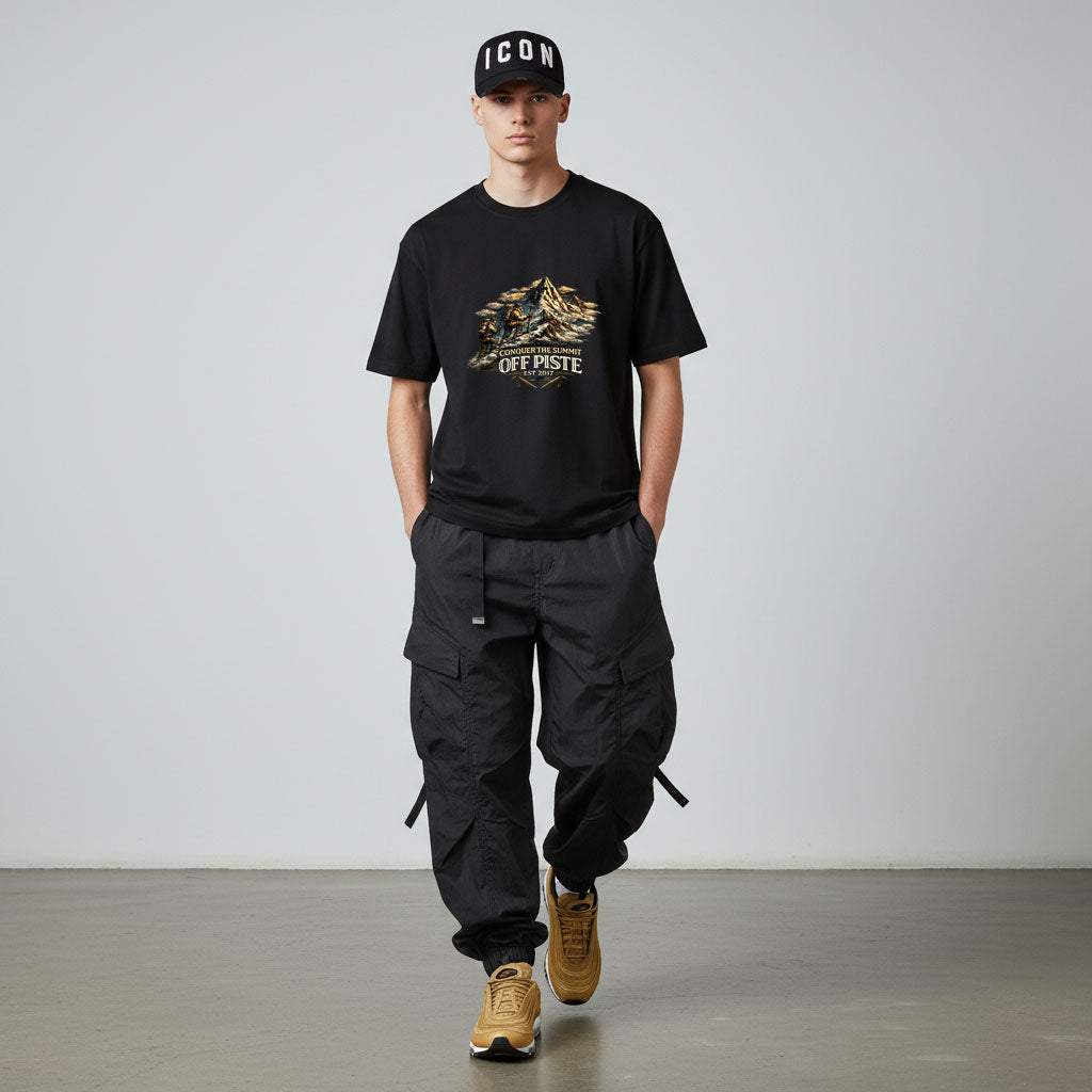 OFF PISTE THE SUMMIT T SHIRT BLACK