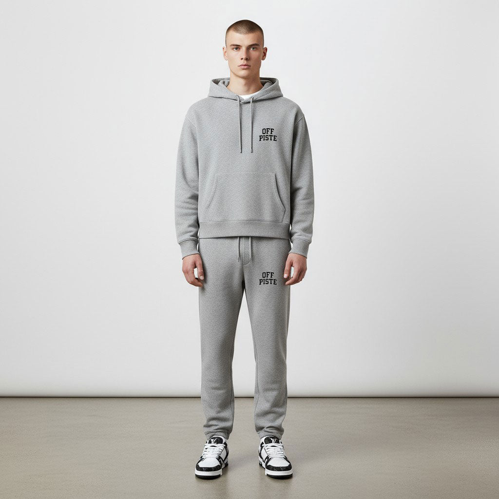 OFF PISTE LOUNGE SUIT GREY BLACK