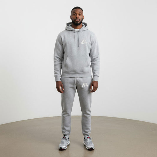 OFF PISTE LOUNGE SUIT GREY WHITE