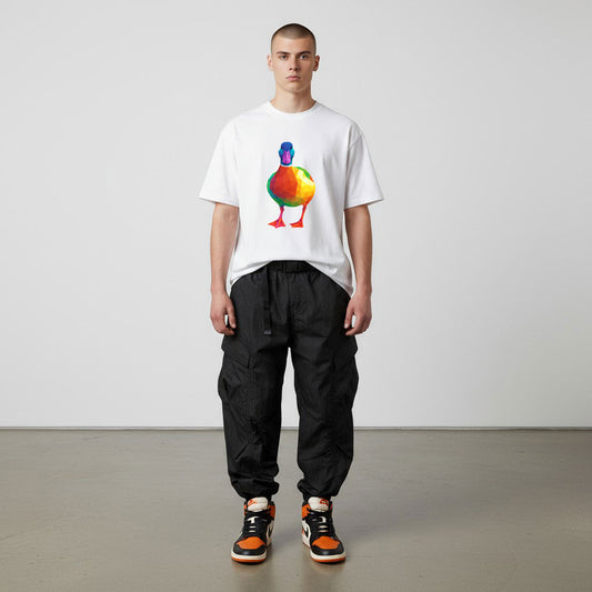 OFF PISTE POLY DUCK T SHIRT WHITE