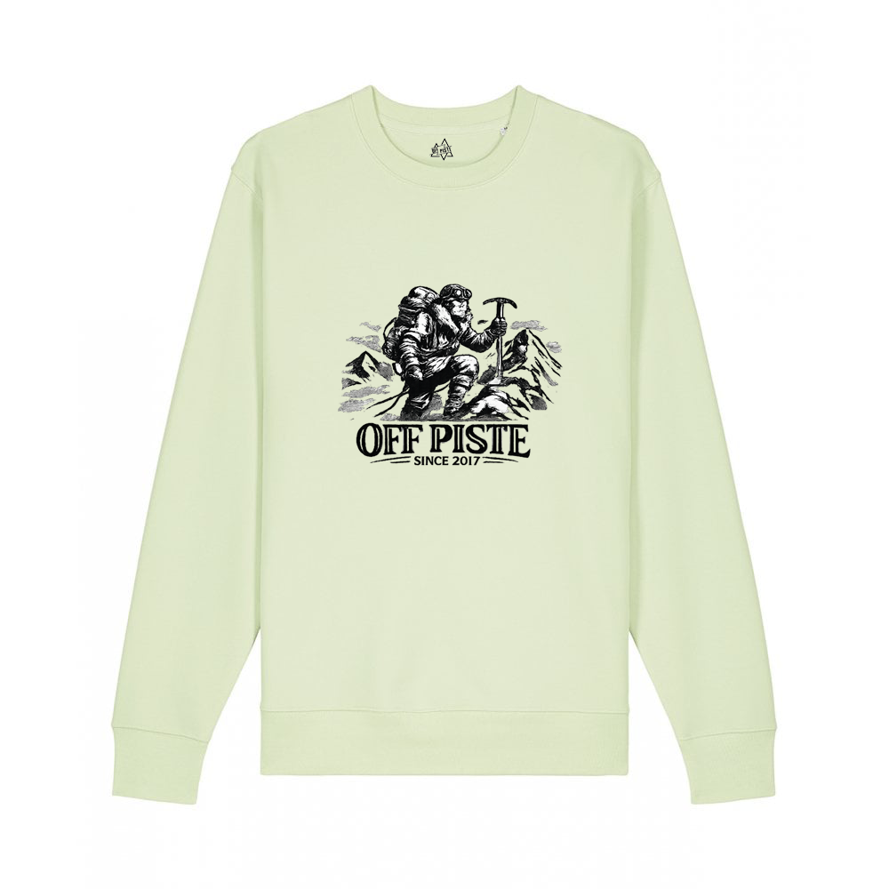 OFF PISTE PEAK SWEATER STEM GREEN
