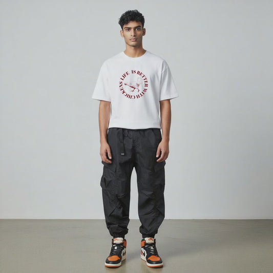 OFF PISTE CHICKENS T SHIRT WHITE