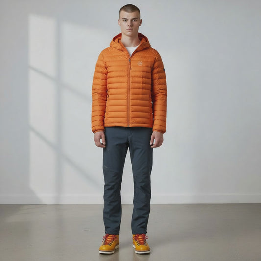 OFF PISTE BAFFLE JACKET FLAME ORANGE
