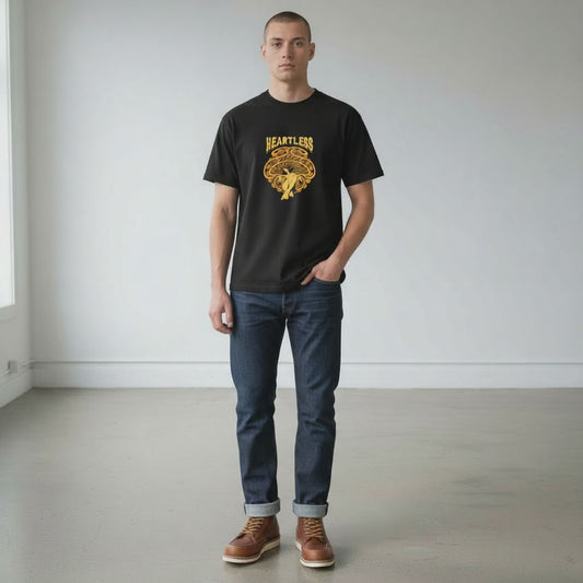 OFF PISTE HEARTLESS T SHIRT BLACK