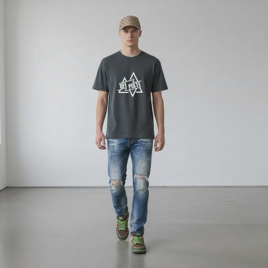 OFF PISTE OG LARGE LOGO T SHIRT BLACK